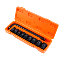 Sada nástrčných kľúčov 10 ks, šesťhranné 10–24 mm, 1/2'' – MAR-POL M58235