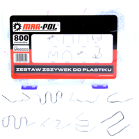 Sada sponiek pre zváračku plastov 800 ks MAR-POL M66555 – Profesionálna 800-dielna sada
