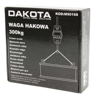 Digitálna žeriavová váha s nosnosťou 300 kg – DAKOTA M90168
