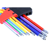 Šesťhranné kľúče Torx BJC T10-T50 9ks CrV M66441