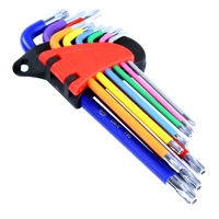 Sada deviatich Torx kľúčov T10–T50 z kvalitnej CrV ocele – BJC M66441