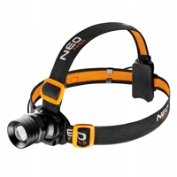 Čelová lampa s LED CREE XPE, zoomom, 200 lm, na 3× AAA batérie – NEO Tools 99-201