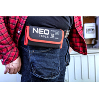 Izolovaná sada skrutkovacích bitov s rukoväťou 1000 V, 12 dielov – NEO Tools 01-308