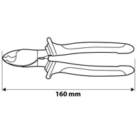 Nožnice na Al, Cu káble, 160 mm NEO Tools 01-513