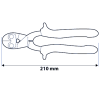 Kliešte na strihanie káblov 210 mm – NEO Tools 01-518