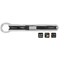 Obojstranný nastaviteľný očkový kľúč 5–27 mm – NEO Tools 03-031