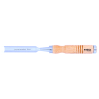 Súprava 4 stolárskych dlát (6, 12, 18, 24 mm) s drevenou rúčkou – NEO Tools 37-800