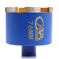 Diamantové vykružováky M16 do dlažby segmentové 20/25/35/50/60/76mm CATA M22597