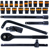 Súprava kovaných 6-hranných hlavíc 1/2'' (8–32 mm), 24-dielna – BJC M58231
