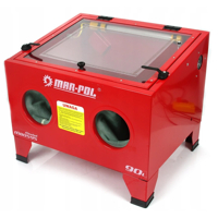 Pieskovacia stolová kabína 90 l – pieskovací box MAR-POL M80595