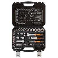 Súprava nástrčných kľúčov 1/4'' + 3/8'' – 46 dielov, NEO TOOLS 10-019