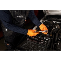 Súprava nástrčných kľúčov 1/4'' + 3/8'' – 46 dielov, NEO TOOLS 10-019