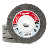 Leštiaci kotúč z netkanej textílie 125 × 22,2 mm – M07986