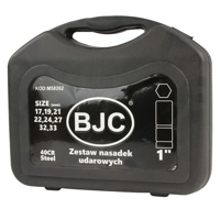 Sada nástrčných hlavíc 1'' 17–33 mm, 8 ks – M58262A – BJC