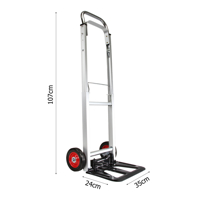 Skladací hliníkový vozík na prepravu nákladu 90 kg – M80084