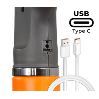 Mini postrekovač DEMON 1 l – akumulátorový s USB-C a nastaviteľnou tryskou, M80200