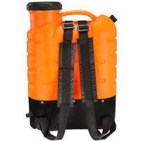 Chrbtový postrekovač DEMON 16 l – akumulátorový, oranžový model M80203