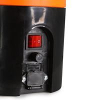 Chrbtový postrekovač DEMON 16 l – akumulátorový, oranžový model M80203