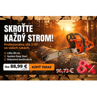 Motorová reťazová píla DEMON CS-58T – 3 HP, 38 cm lišta (M831342N)