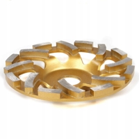 Segmentový diamantový kotúč na brúsenie betónu 125 mm × 22,2 mm – DOUBLE L-SHAPE – Mar-Pol M90900