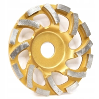 Segmentový diamantový kotúč na brúsenie betónu 125 mm × 22,2 mm – DOUBLE L-SHAPE – Mar-Pol M90900