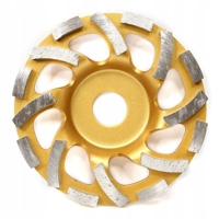 Segmentový diamantový kotúč na brúsenie betónu 125 mm × 22,2 mm – DOUBLE L-SHAPE – Mar-Pol M90900