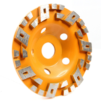 Brúsny diamantový segmentový kotúč na betón 125 mm × 22,2 mm – SINGLE Z-SHAPE – Mar-Pol M90905