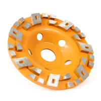 Brúsny diamantový segmentový kotúč na betón 125 mm × 22,2 mm – SINGLE Z-SHAPE – Mar-Pol M90905