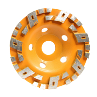Brúsny diamantový segmentový kotúč na betón 125 mm × 22,2 mm – SINGLE Z-SHAPE – Mar-Pol M90905