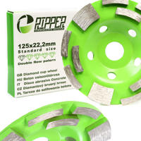 Segmentový diamantový kotúč na betón 125 mm × 22,2 mm – DOUBLE ROW – Mar-Pol M90906