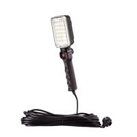 Pracovné LED svietidlo 230V 25 LED s magnetom a hákom M82735