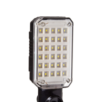 Pracovné LED svietidlo 230V 25 LED s magnetom a hákom M82735